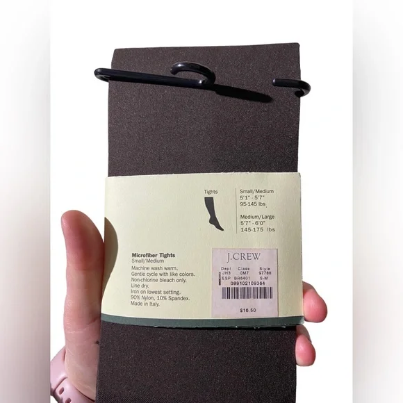 !!SOLD!! J.Crew Brown Tights Small /Medium - Picture 2 of 2